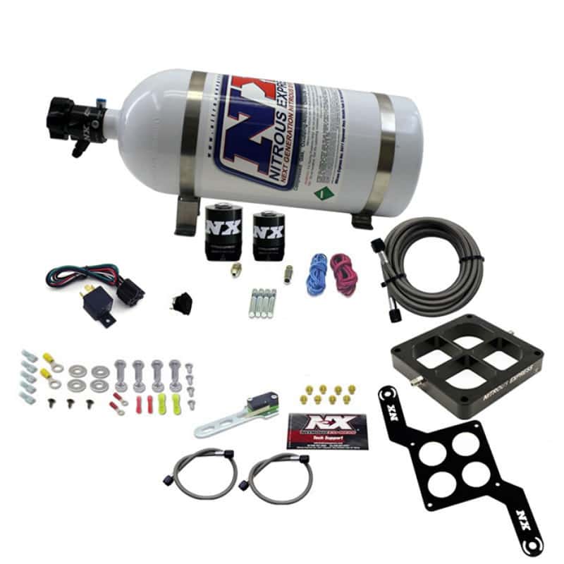 Nitrous Express — Nitrous Express Dominator Single Entry Billet Crossbar RNC Nitrous Kit (250-750HP) w/10lb Bottle
Injection System Kit
N2OSys - view 2