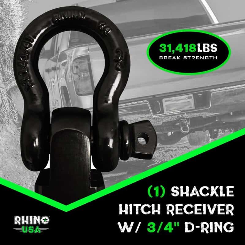 Rhino USA — Rhino USA 20Ft Tow Strap/Hitch Combo
Tow Strap - view 2