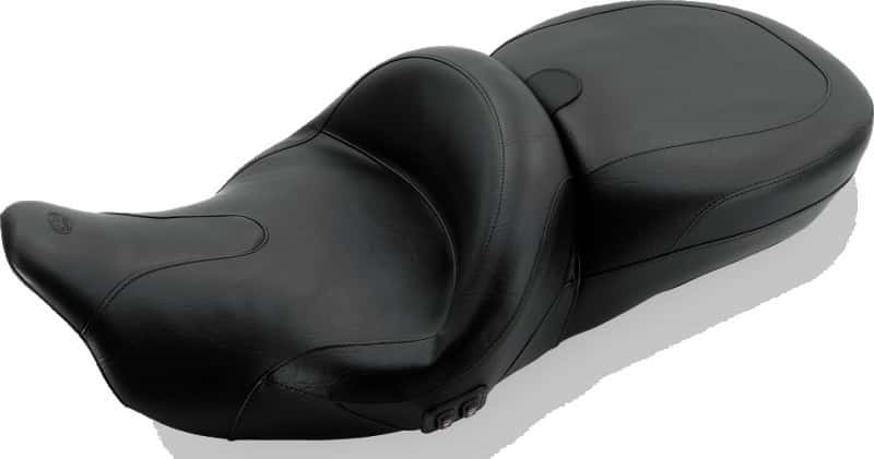 Mustang Motorcycle — Mustang 08-21 Harley Electra Glide,Rd Glide,Rd King,Str Glide Touring Summit 1PC Seat - Black - view 2
