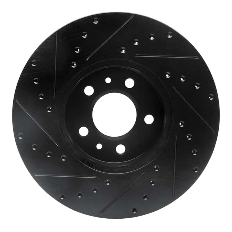 R1 Concepts — R1 98-02 Ford Crown Victoria Front Right Drilled & Slotted Black Brake Rotor
R1 Brake Rotor Drill - view 5