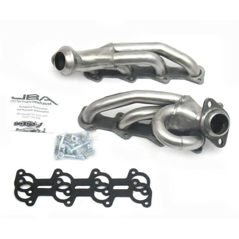 JBA — JBA 04-08 Ford F-150 4.6L 2V 1-1/2in Primary Raw 409SS Cat4Ward Header
Exhaust Header - view 2