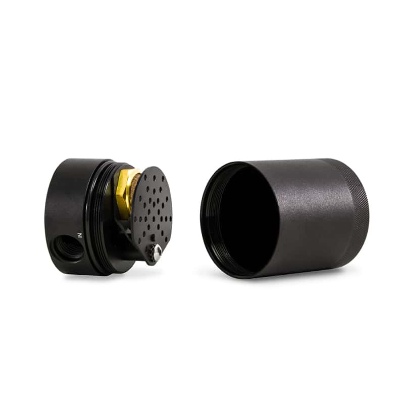Mishimoto — Mishimoto 2021+ Ford Bronco 2.3L Baffled Oil Catch Can - PCV Side - Black
Oil Catch Can Kit - view 4