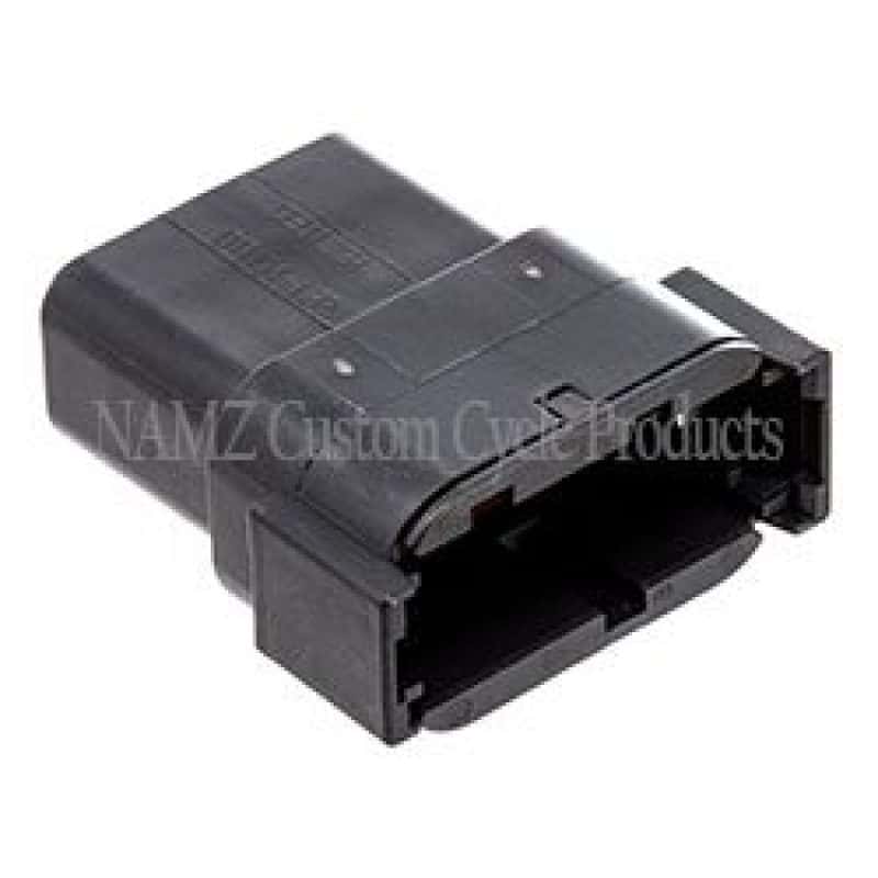 NAMZ — NAMZ Deutsch DTM 12-Position Receptacle w/12 Stamped Terminals & Wedgelock - Black (HD 74109-98BK) - view 2