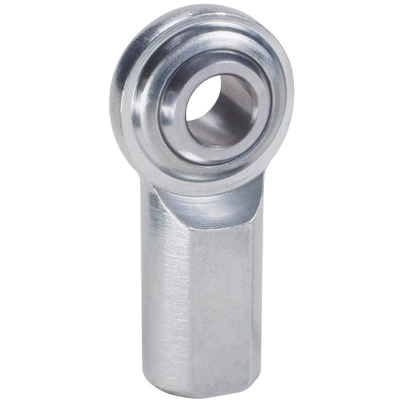 QA1 — QA1 C Series 2-Pc Rod End - Female/Right Hand - .5in Bore x 1/2-20 - Carbon Steel w/PTFE
C Series Rod End - view 1