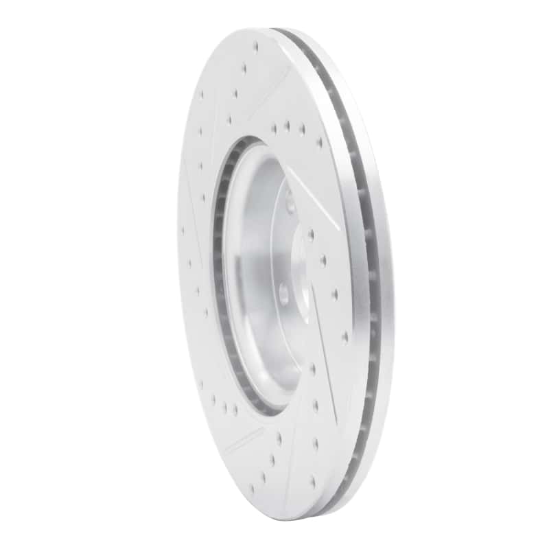 R1 Concepts — R1 04-19 Ford Escape Front Right Drilled & Slotted Silver Brake Rotor
R1 Brake Rotor Drill - view 4