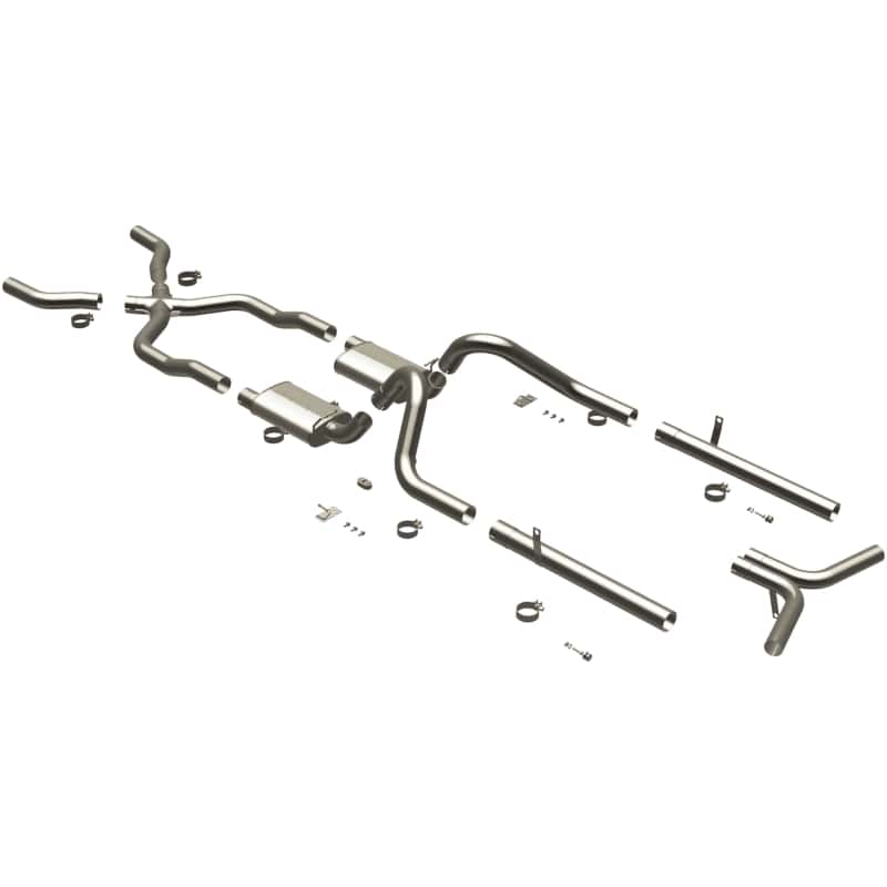 Magnaflow — MagnaFlow Sys C/B 55-57 Chevy Bel Air V8 3inch
Crossmember-Back
Cat-Back - view 8