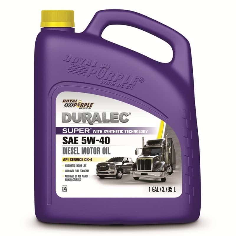 Royal Purple — Royal Purple Duralec Super Diesel 5W40 CK-4 Motor Oil - 1 Gallon
Diesel Engine Oil - view 1