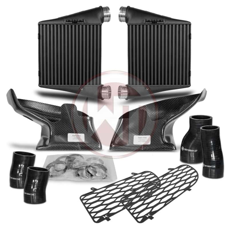 Wagner Tuning — Wagner Tuning Audi RS4 B5 Gen 2 Competition Intercooler Kit w/Carbon Air Shroud - view 1