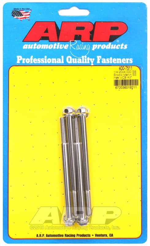 ARP — ARP Brodix HeadSS Hex Valve Cover Bolt Kit - view 1