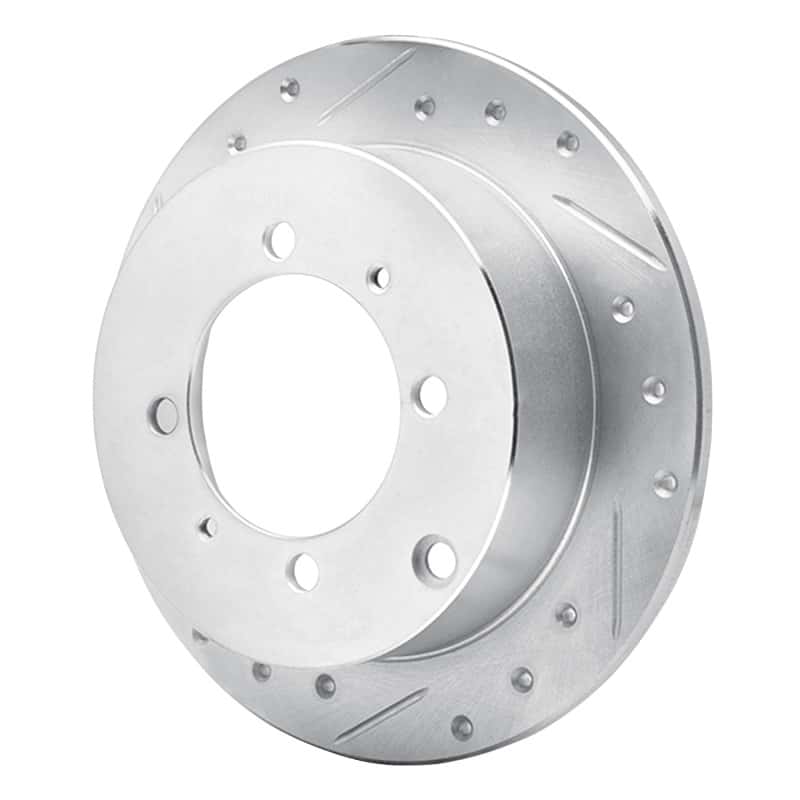 R1 Concepts — R1 92-04 Dodge COLT Rear Left Drilled & Slotted Silver Brake Rotor
R1 Brake Rotor Drill - view 2