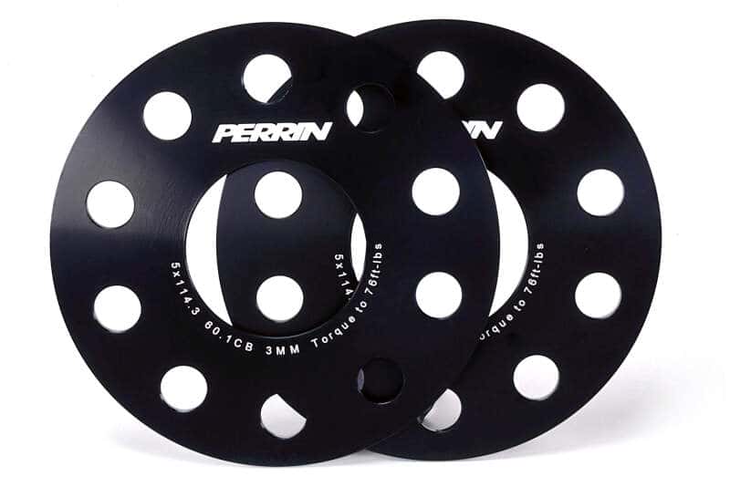 Perrin Performance — PERRIN 23-26 Toyota GR Corolla 60.1mm CB / 5x114.3 BP Wheel Spacers - 3mm - view 1