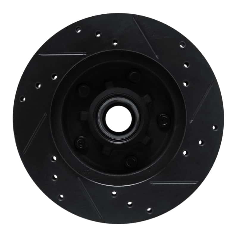 R1 Concepts — R1 78-78 Buick Regal Front Left Drilled & Slotted Black Brake Rotor
R1 Brake Rotor Drill - view 5