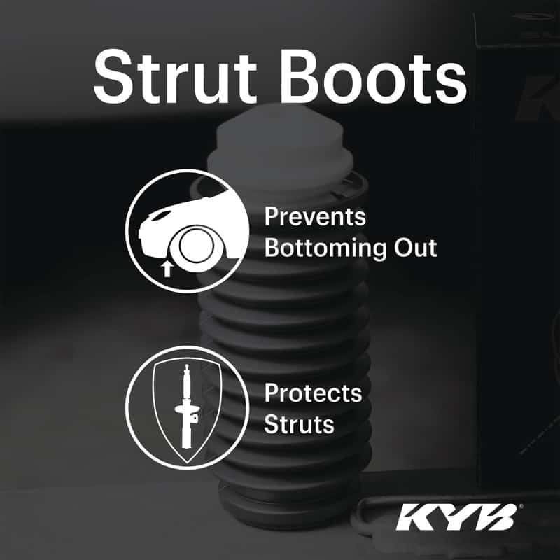 KYB — KYB Shocks & Struts Strut Boots Front & Rear ACURA CSX 2006-10 ACURA Legend 1991-95 ASUNA Sedan SE/G
Strut Boot - view 2