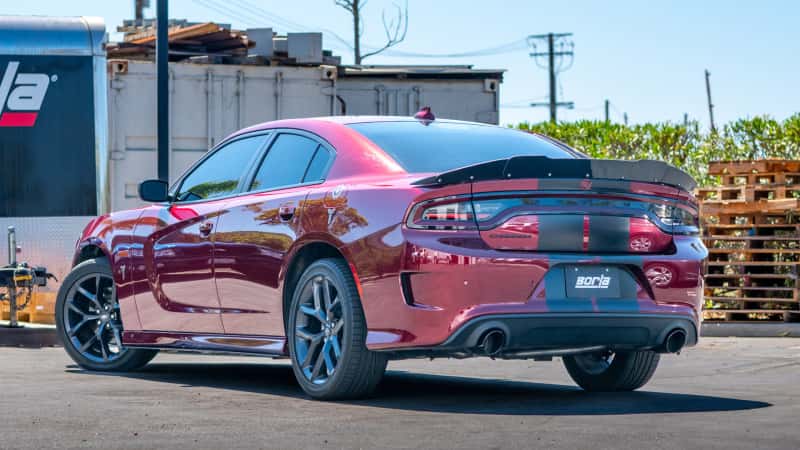 Borla — Borla 19-23 Dodge Charger GT 3.6L V6 RWD ATAK Catback Exhaust - Black Chrome Tips
Cat-Back System - view 3