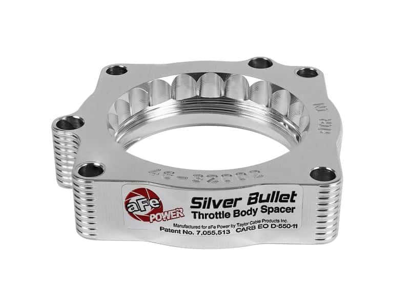 aFe — aFe Silver Bullet Throttle Body Spacers TBS Dodge Ram 03-08 V8-5.7L (Works w/ 5x-10382 only)
Throttle Body Spacer
TBdySpacer - view 3