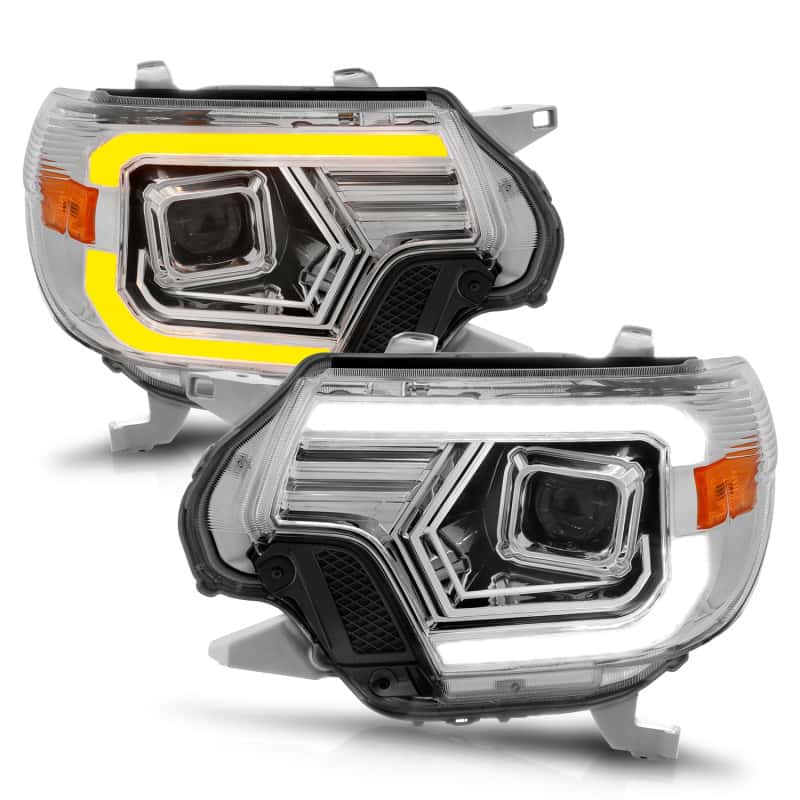 ANZO — ANZO 12-15 Toyota Tacoma Projector Headlights - w/ Light Bar Switchback Chrome Housing
Head Light Set
HdLtSet - view 8