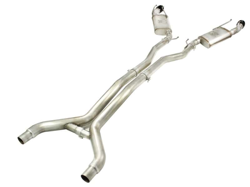 aFe — aFe MACHForce XP Exhaust 3in Stainless Stee CB/10-13 Chevy Camaro V8-6.2L (td) (gloss blk tip)
Cat-Back Exhaust
EXH Cat-Back - view 4