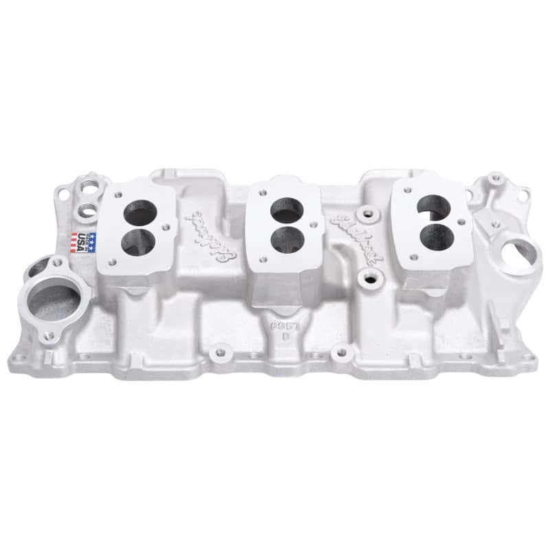 Edelbrock — Edelbrock Manifold Vintage Series C357B 3X2
MANIFOLD - view 2
