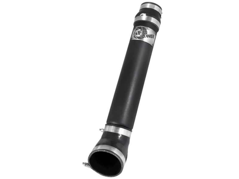 aFe — aFe Bladerunner Intercoolers I/C Tube 3.5in (Cold Side) Dodge Trucks 94-02 5.9L (Blk)
Cold Charge Pipe - view 1
