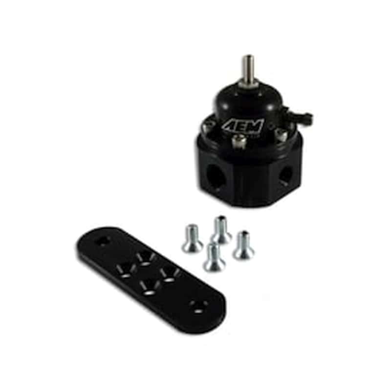 AEM — AEM Universal Black Adjustable Fuel Pressure Regulator
Universal Adjustable
Adj Fuel Press Reg - view 2