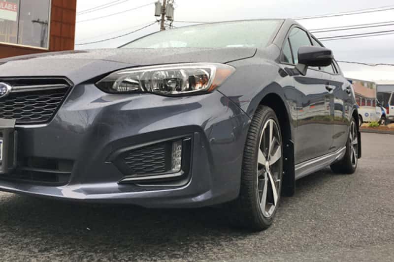 Rally Armor — Rally Armor 17-23 Subaru Impreza 4D/5D Black UR Mud Flap w/Red Logo
Mud Flap - view 2