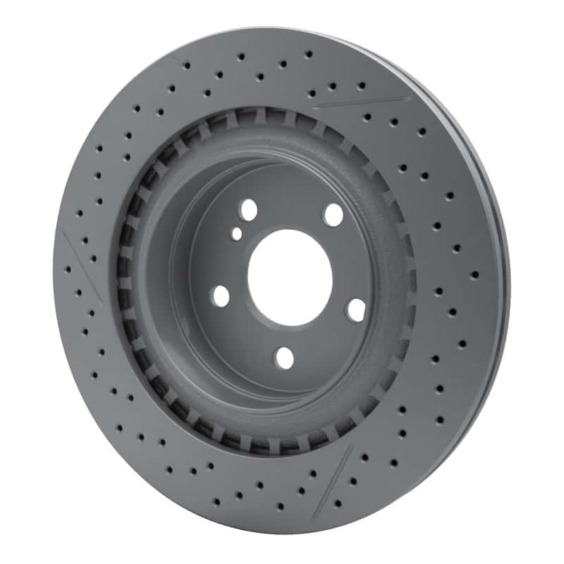 DFC — DFC 08-15 Mercedes-Benz C63 AMG Rear Drilled GeoSPEC Coated Rotor and Slotted
DFC Brake Rotor - view 4
