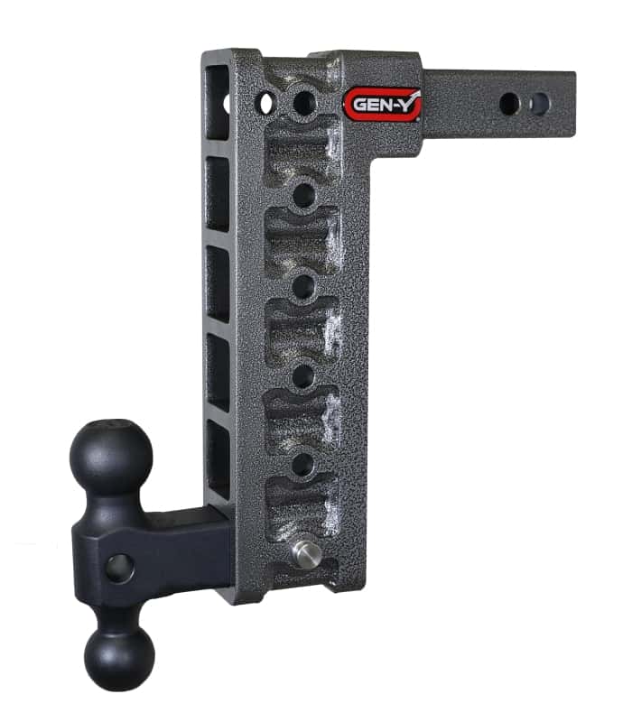 GEN-Y Hitch — Gen-Y Mega Duty 2in Shank 12.5in Drop 10K Hitch w/Dual-Ball (Use w/Stabilizer Kit GH-0100)
Drop Hitch - view 3