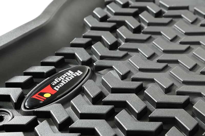 Rugged Ridge — Rugged Ridge Floor Liner Front/Rear Black 2015-2017 Ford F-150 / Raptor
Floor Mat Set - view 5