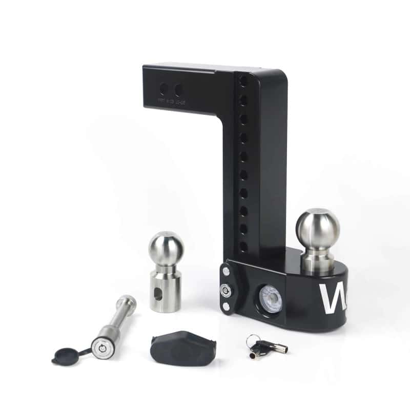 Weigh Safe — Weigh Safe 10in Drop Hitch w/Built-in Scale & 2.5in Shank (8K/18.5K GTWR) w/WS05 - Black Cerakote - view 1