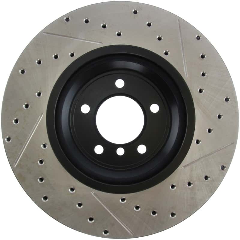 Stoptech — StopTech 07-09 BMW 335 (E90/E92/E93) Slotted & Drilled Right Front Rotor
Slot/Drill Rotor - view 3