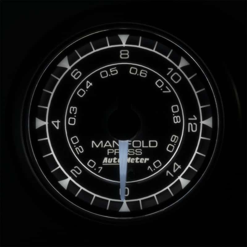 AutoMeter — Autometer Chrono 2-1/16in 15PSI Manifold Pressure Gauge
GA 2" MAP 15PSI S CH - view 5