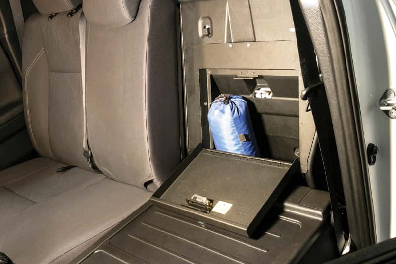 Tuffy Products — Tuffy 05-23 Toyota Tacoma Behind Seat Cubby Cover W/ Combo Lock
Cubby Cover - view 11