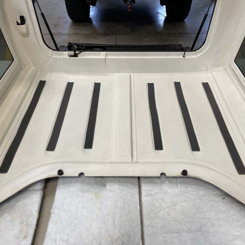 DEI — DEI 11-18 Jeep Wrangler JK 2-Door Boom Mat Headliner - 4 Piece - Black
Sound Dampening Kit - view 4
