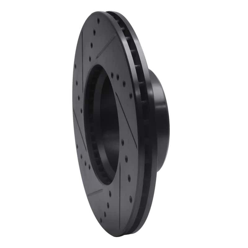 R1 Concepts — R1 72-80 Mercedes-Benz 280SEL Front Right Drilled & Slotted Black Brake Rotor
R1 Brake Rotor Drill - view 4