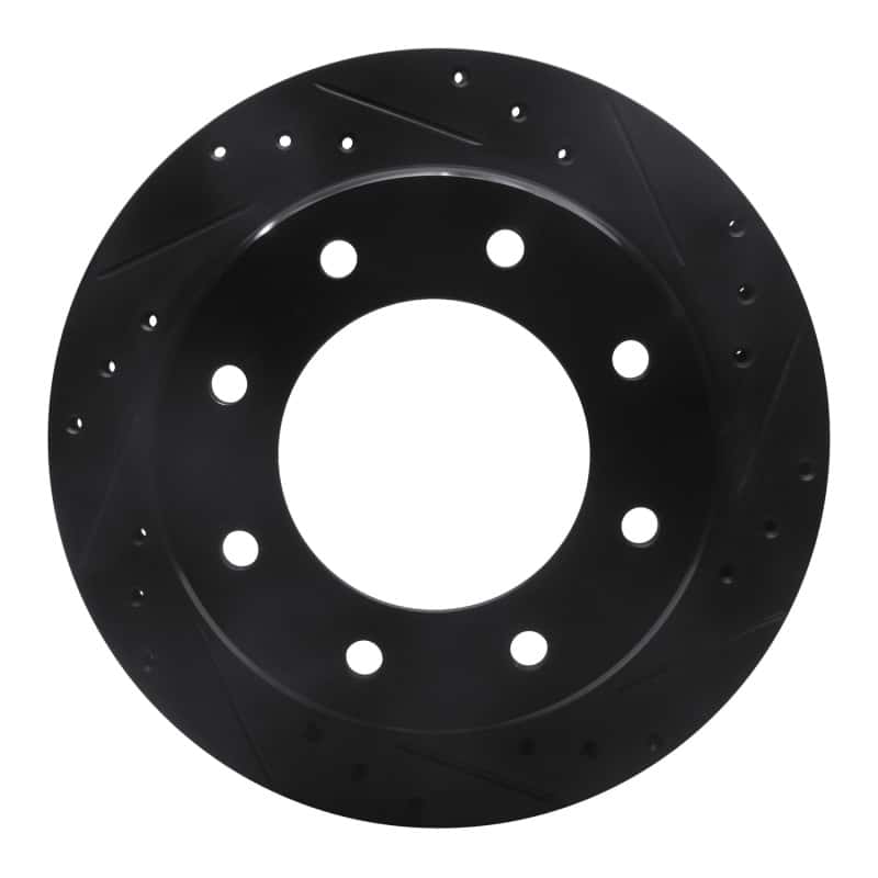 R1 Concepts — R1 00-11 Cadillac DTS Rear Right Drilled & Slotted Black Brake Rotor
R1 Brake Rotor Drill - view 1