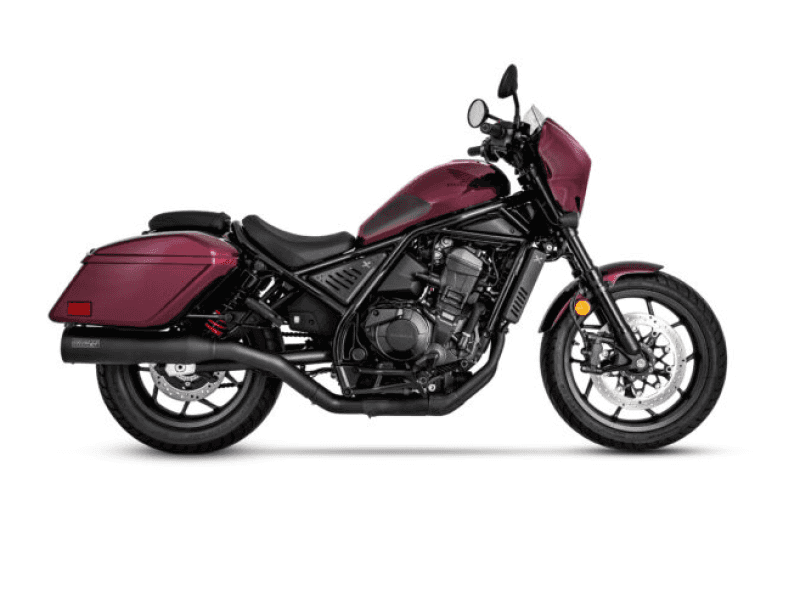 Vance and Hines — Vance & Hines HONDA 17-20 Rebel S/O Black Slip-On Exhaust - view 4