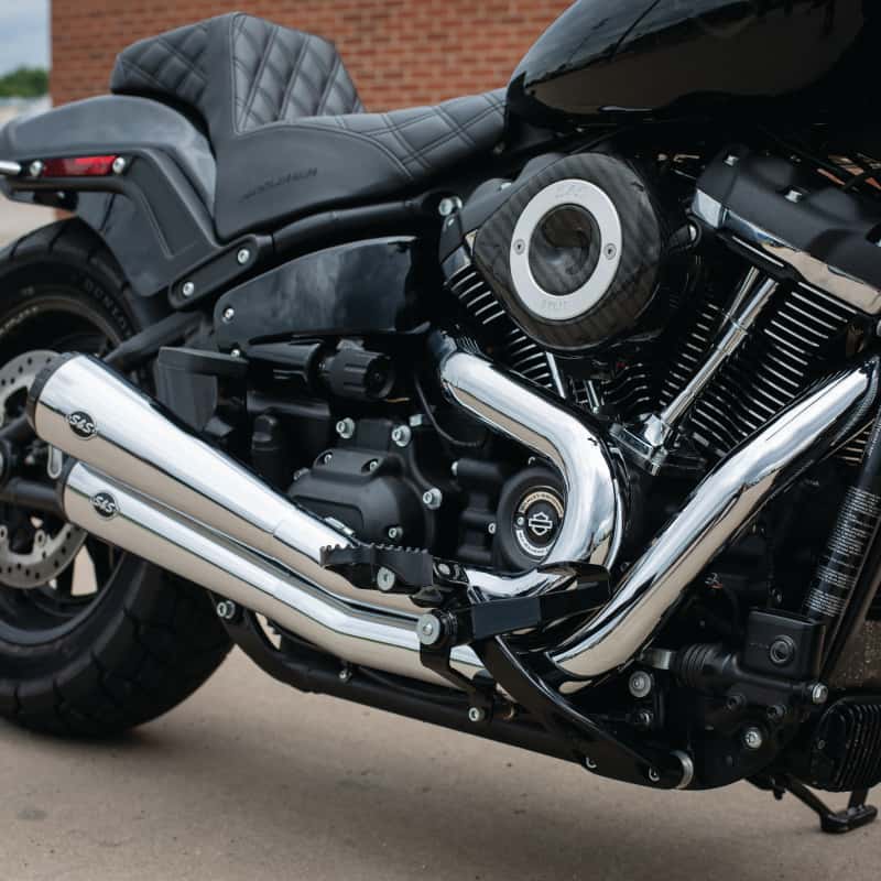 S&S Cycle — S&S Cycle 2017+ M8 Models Stealth Air Cleaner Kit w/ Carbon Fiber Cover - view 3