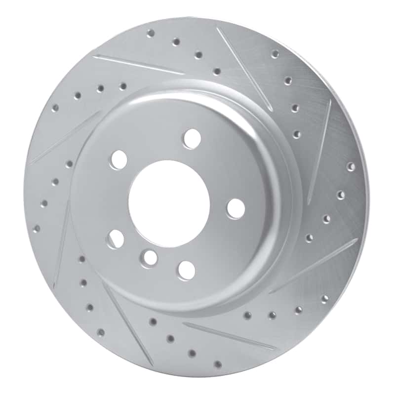 R1 Concepts — R1 11-16 BMW 528I Rear Right Drilled & Slotted Silver Brake Rotor
R1 Brake Rotor Drill - view 2