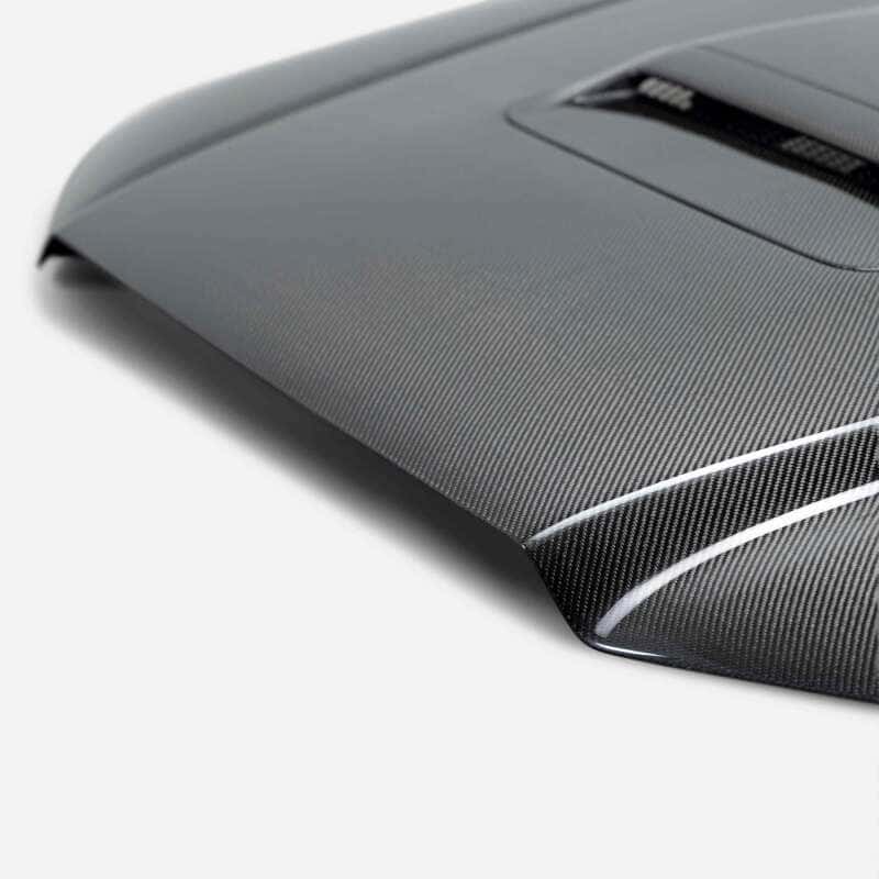 Seibon — Seibon 12-15 Toyota Tacoma TR-Style Carbon Fiber Hood - view 6