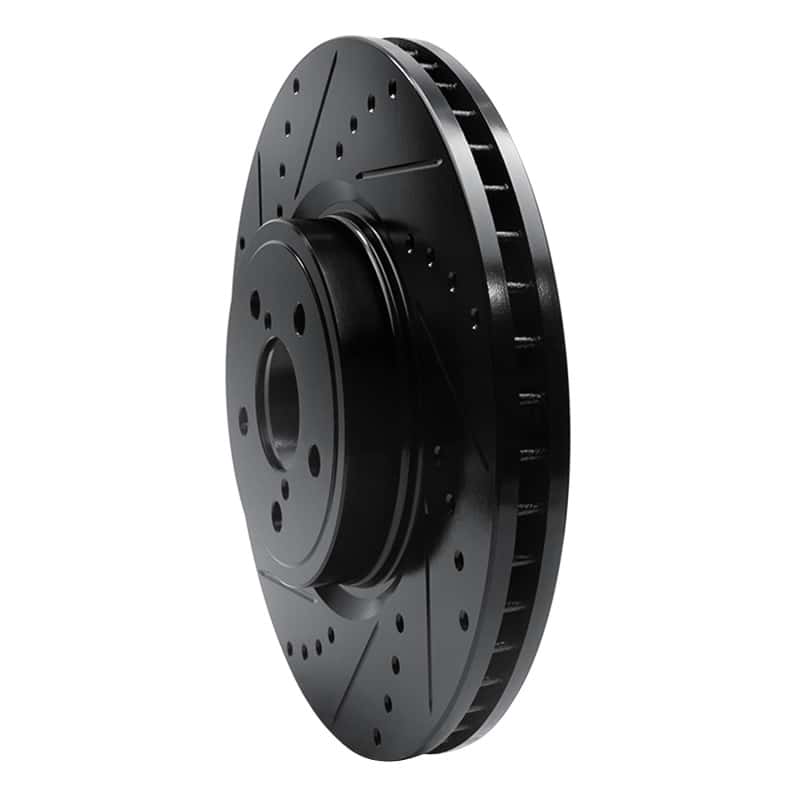 R1 Concepts — R1 05-18 Subaru Outback Front Left Drilled & Slotted Black Brake Rotor
R1 Brake Rotor Drill - view 2