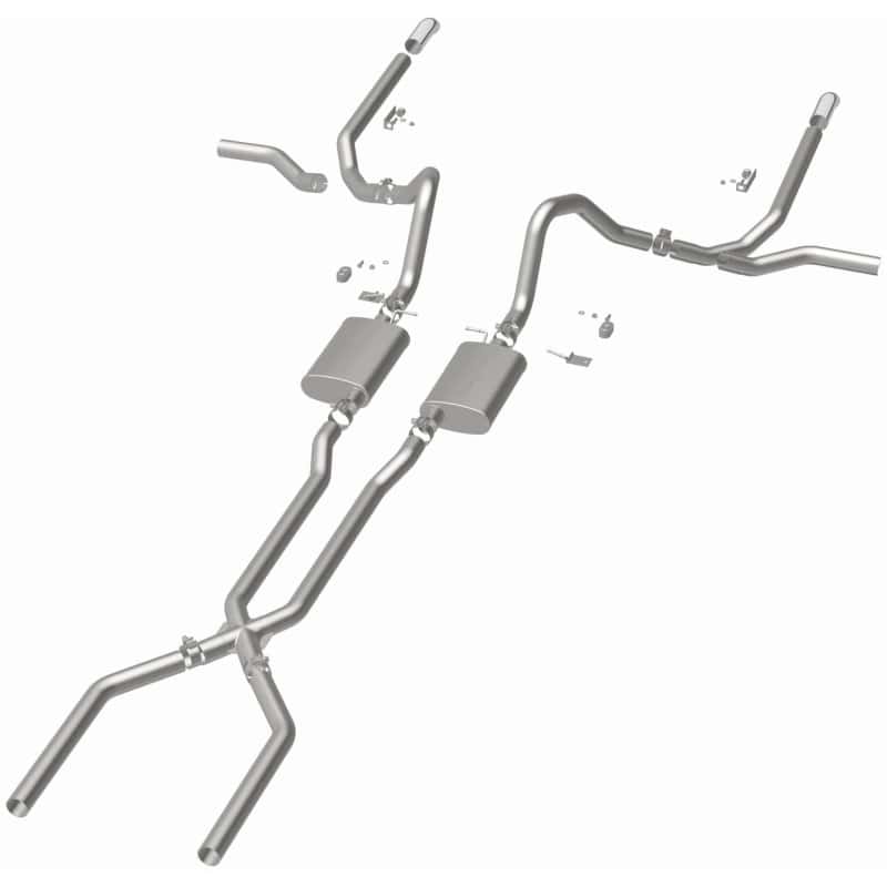 Magnaflow — MagnaFlow 65-68 Chevy Impala All V8 Multiple Exit Options Crossmember-Back Perf Exhaust
Crossmember-Back
Cat-Back - view 7