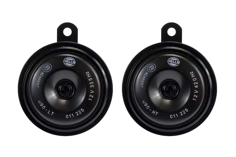 Hella — Hella Horn Kit Bx Blk Disc 77Mm 12V Univ - view 4
