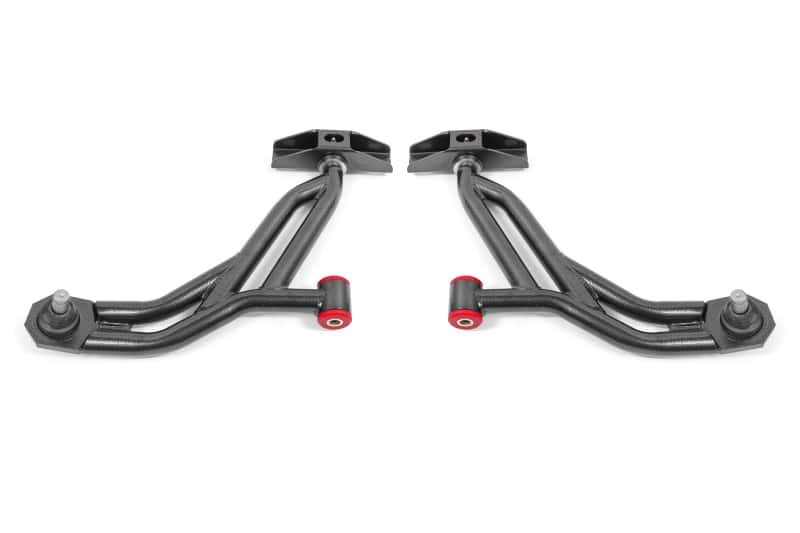 BMR Suspension — BMR 10-14 Ford Mustang / Shelby GT500 Non-Adj. Lower A-Arms (Poly/Delrin) - Black Hammertone
Lower Control Arms - view 1