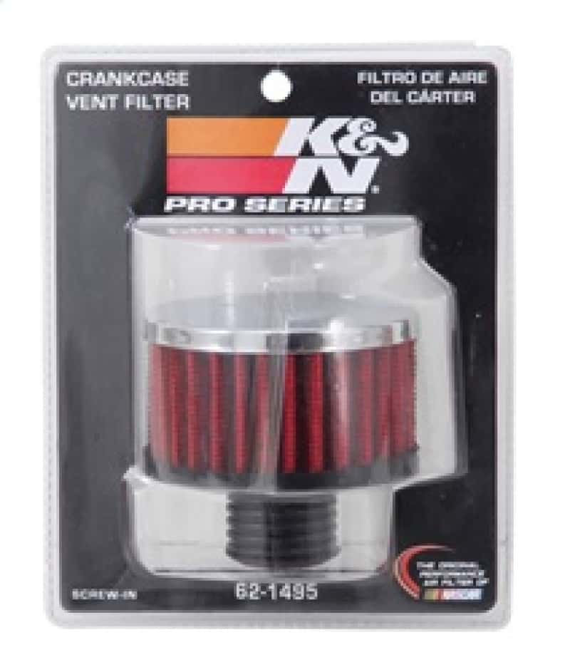 K&N Engineering — K&N .5in Flange ID x 3in OD x 3.25in H Rubber Base Crankcase Vent Filter
Vent Air Filter/Brea
Vent Air Filter - view 8