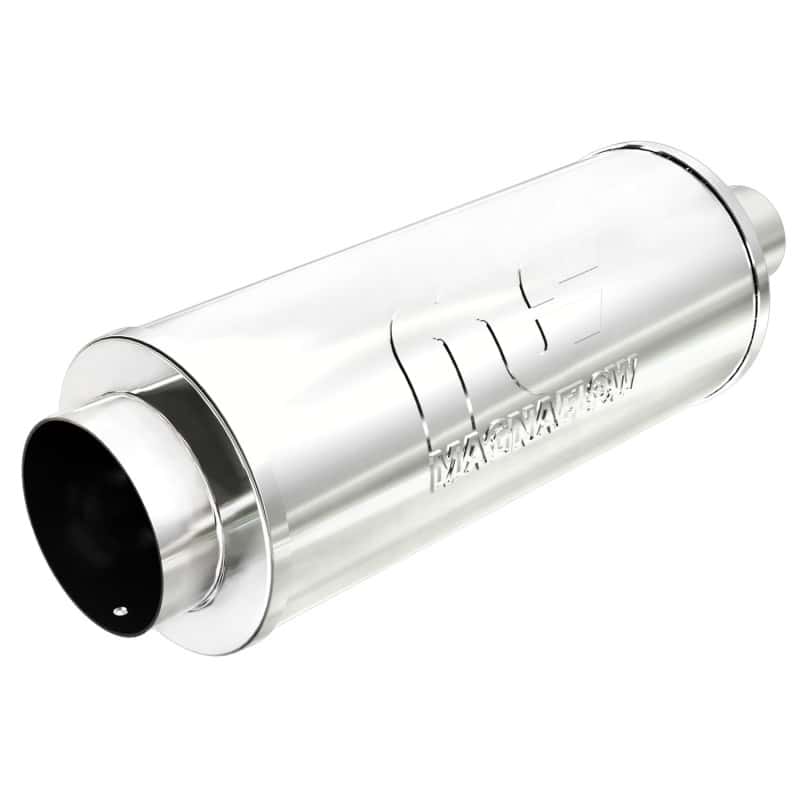 Magnaflow — MagnaFlow Muffler W/Tip Mag SS 14X6X6 2.25/4.
Straight Through - view 1
