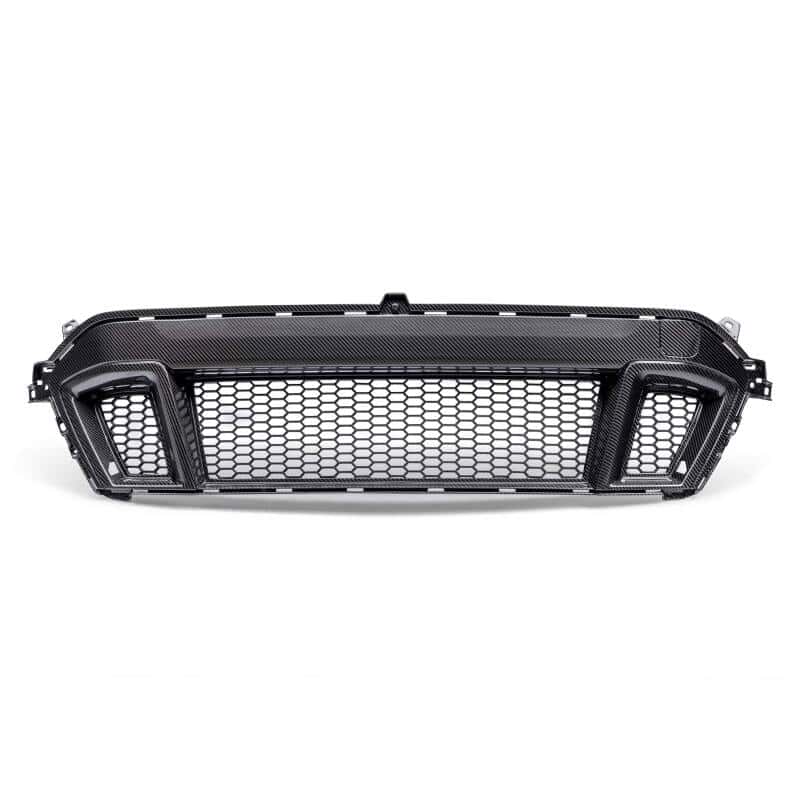 Anderson Composites — Anderson Composites 2024 Ford Mustang GT Carbon Fiber Front Grille - view 3