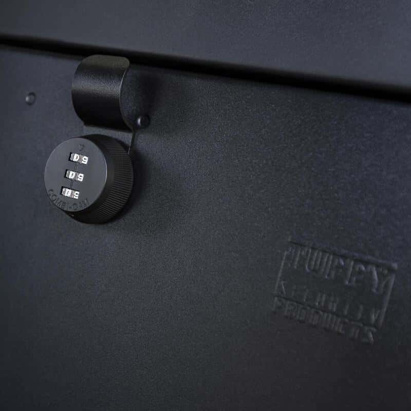 Tuffy Products — Tuffy 05-23 Toyota Tacoma Behind Seat Cubby Cover W/ Combo Lock
Cubby Cover - view 1