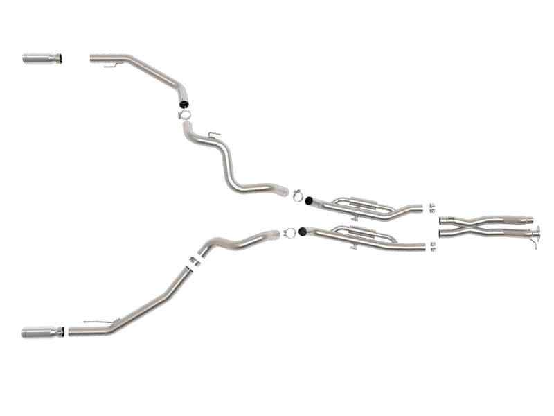 aFe — aFe 24-25 Ford Ranger Raptor Vulcan Series 3in 304 SS Cat-Back Exhaust w/ Polished Tips
Cat-Back Exhaust - view 3