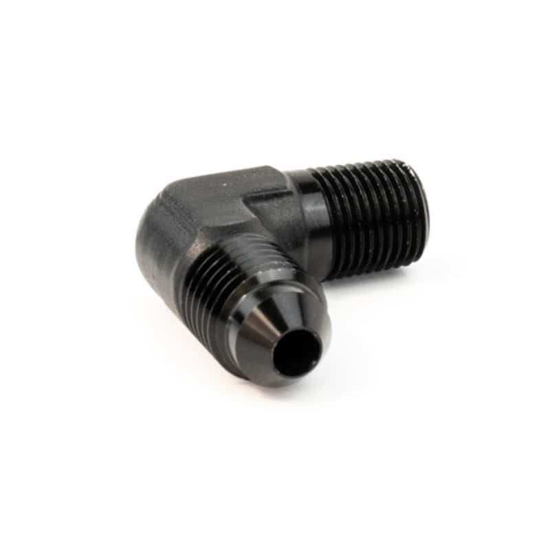 Snow Performance — Snow Performance 1/8in NPT to 4AN Elbow Water Fitting (Black)
Pipe Fitting - view 2