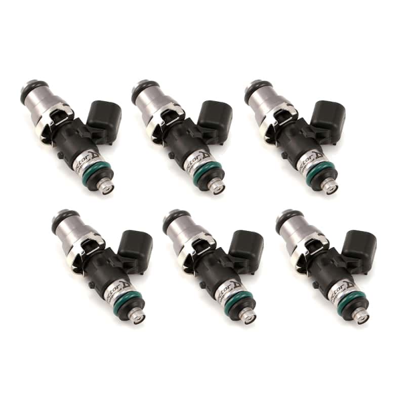 Injector Dynamics — Injector Dynamics 1340cc Injectors - 48mm Length - 14mm Grey Top - 14mm Lower O-Ring (Set of 6) - view 1